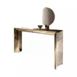 Italy latest luxury exclusive living room customize furniture stainless steel console table - Image 3