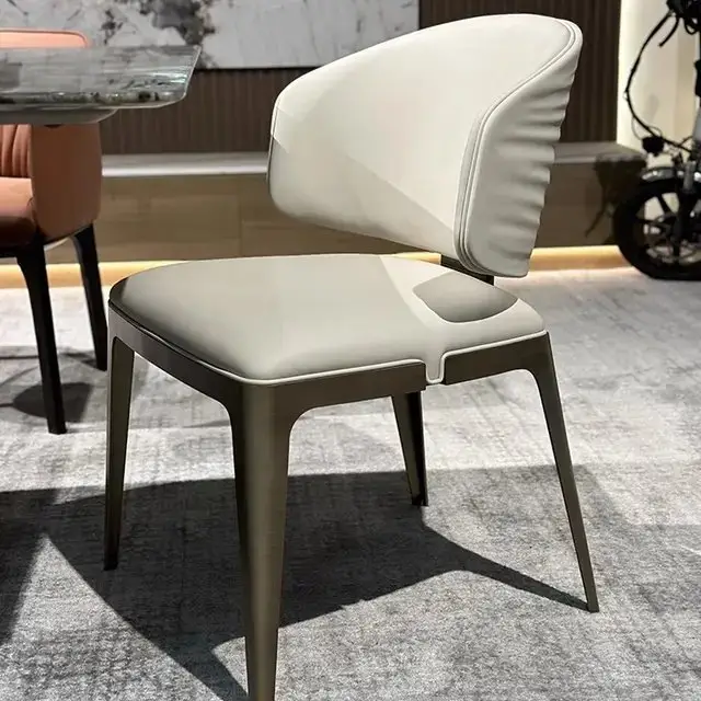 1000075328.jpg Luxury Modern-Classical Velour Dining Chair | Restaurant Chair: The Pinnacle of Comfort and Style - Image 1