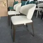 Luxury Modern-Classical Velour Dining Chair | Restaurant Chair: The Pinnacle of Comfort and Style - Image 4
