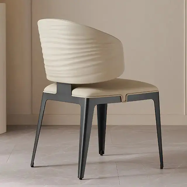Luxury Modern-Classical Velour Dining Chair | Restaurant Chair: The Pinnacle of Comfort and Style - Image 6