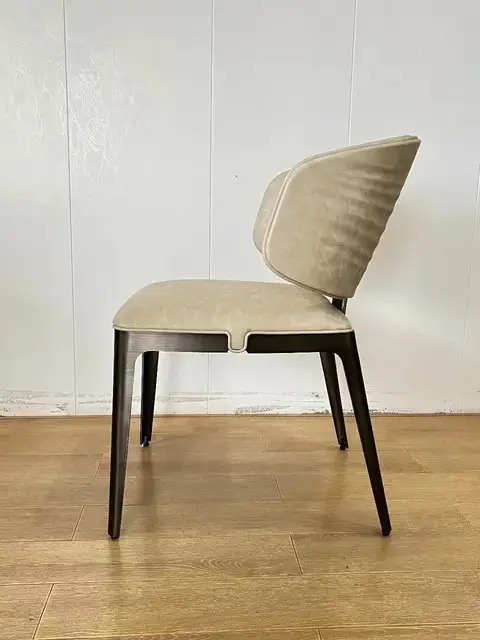 Luxury Modern-Classical Velour Dining Chair | Restaurant Chair: The Pinnacle of Comfort and Style - Image 5