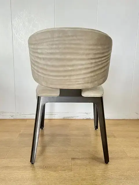Luxury Modern-Classical Velour Dining Chair | Restaurant Chair: The Pinnacle of Comfort and Style - Image 3
