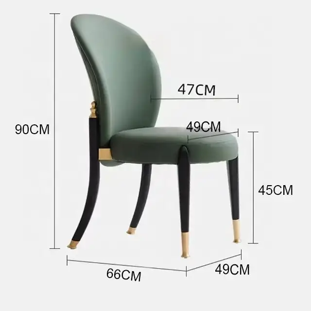 Luxury Modern-Classical Stella Dining Chair | Restaurant Chair: The Epitome of Comfort and Style - Image 6