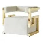 Cochrane Opulent Velvet Upholstered Accent Chair - Luxurious Comfort for Modern Living Spaces