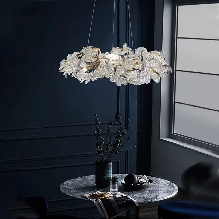 Snowy Crown Chandelier: Illuminate Your Space with Regal Elegance - Image 4