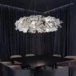 Snowy Crown Chandelier: Illuminate Your Space with Regal Elegance