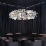 Snowy Crown Chandelier: Illuminate Your Space with Regal Elegance - Image 5