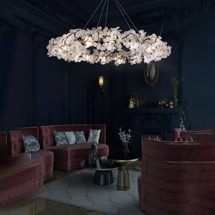 Snowy Crown Chandelier: Illuminate Your Space with Regal Elegance - Image 3