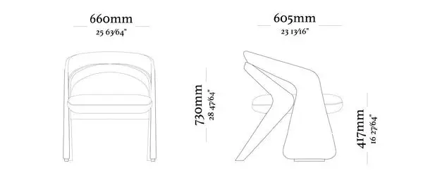 Feather Contemporary Sheesham Wood Leisure Chair - Ultimate Relaxation - Image 5