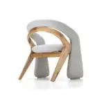 Feather Contemporary Sheesham Wood Leisure Chair - Ultimate Relaxation - Image 6