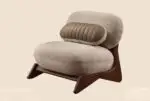 Kailin Contemporary Sheesham Wood Leisure Chair - Image 9