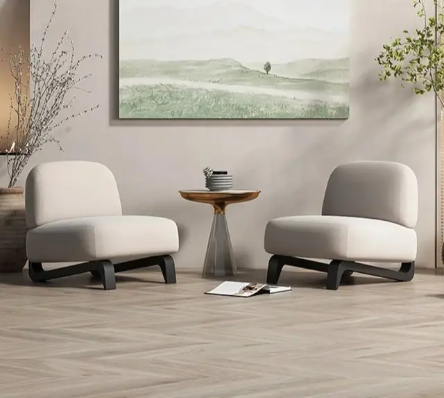 Kailin Contemporary Sheesham Wood Leisure Chair - Image 6