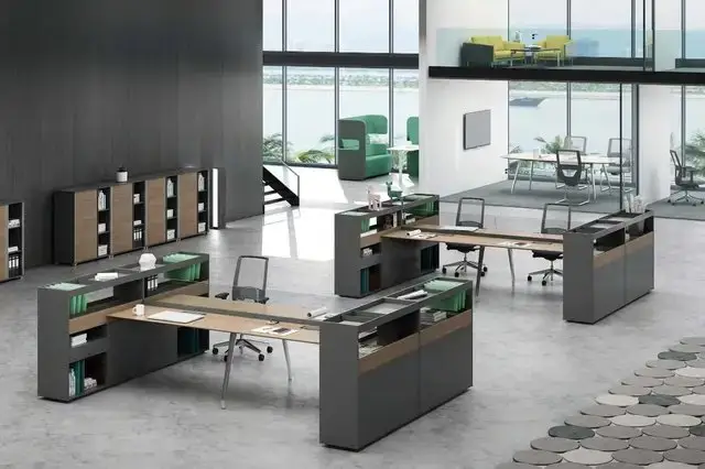 Capitol Office Table: Spacious workstation with 2 Drawer units - Image 6