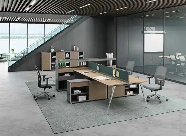 Capitol Office Table: Spacious workstation with 2 Drawer units - Image 4