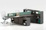Capitol Office Table: Spacious workstation with 2 Drawer units - Image 2