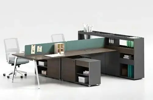 Capitol Office Table: Spacious workstation with 2 Drawer units - Image 2