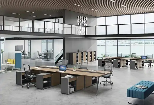 Capitol Office Table: Spacious workstation with 2 Drawer units - Image 3
