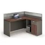 Kingsford Office Table: Spacious workstation with 2 Drawer units - Image 6