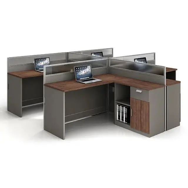Kingsford Office Table: Spacious workstation with 2 Drawer units - Image 2
