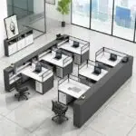 Oxford Office Table: Spacious workstation with 2 Drawer units - Image 10