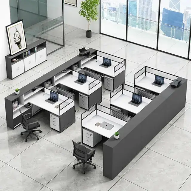 Oxford Office Table: Spacious workstation with 2 Drawer units - Image 10