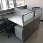 Oxford Office Table: Spacious workstation with 2 Drawer units - Image 3