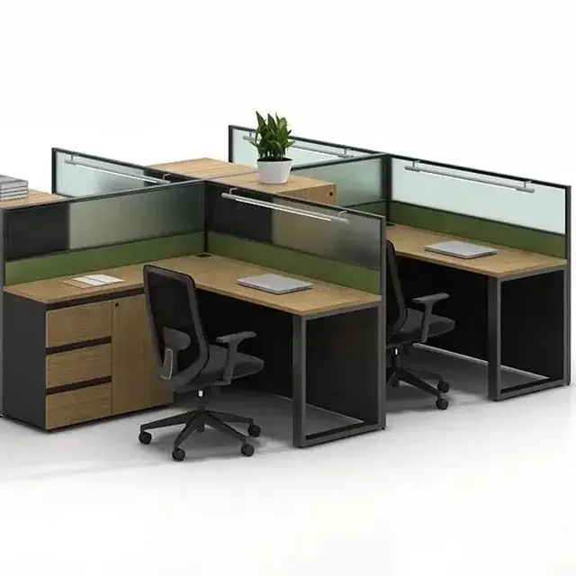 Oxford Office Table: Spacious workstation with 2 Drawer units - Image 7