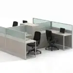 Oxford Office Table: Spacious workstation with 2 Drawer units - Image 2