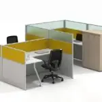 Oxford Office Table: Spacious workstation with 2 Drawer units