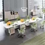DesignSpace Office Table: Spacious workstation with 2 Drawer units - Image 3