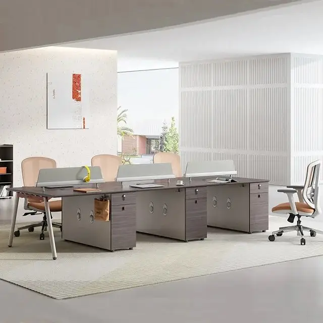 DesignSpace Office Table: Spacious workstation with 2 Drawer units - Image 5