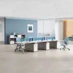 DesignSpace Office Table: Spacious workstation with 2 Drawer units - Image 4