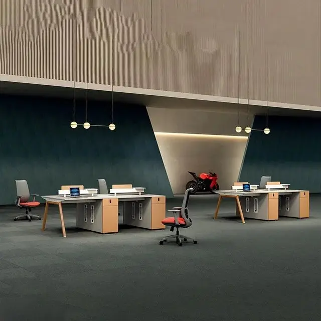 DesignSpace Office Table: Spacious workstation with 2 Drawer units - Image 6
