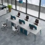 Shigoto Office Table: Spacious workstation with 2 Drawer units - Image 6