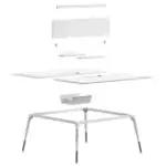 Beirut Office Table: Spacious workstation with 2 Drawer units - Image 2