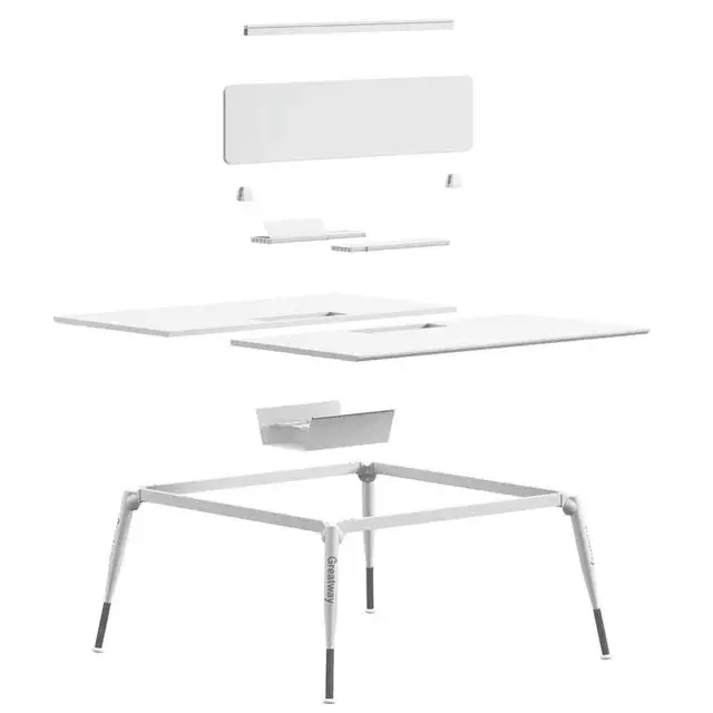Beirut Office Table: Spacious workstation with 2 Drawer units - Image 2