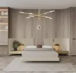 Luxson Contemporary Leatherette Upholstered Bed - Image 3