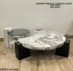 Lawrence Oak wood Nordic style coffee table - Image 6