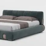 Eternia Contemporary Leatherette Upholstered Bed - Image 9