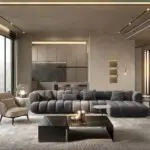 Regent L-Shaped Compressible Sectional Sofa: 7-Seater Living Room Set - Image 4