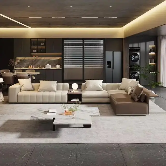 Dark Oxygen L shape Sectional Sofa - Image 3