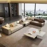 Dark Oxygen L shape Sectional Sofa - Image 4
