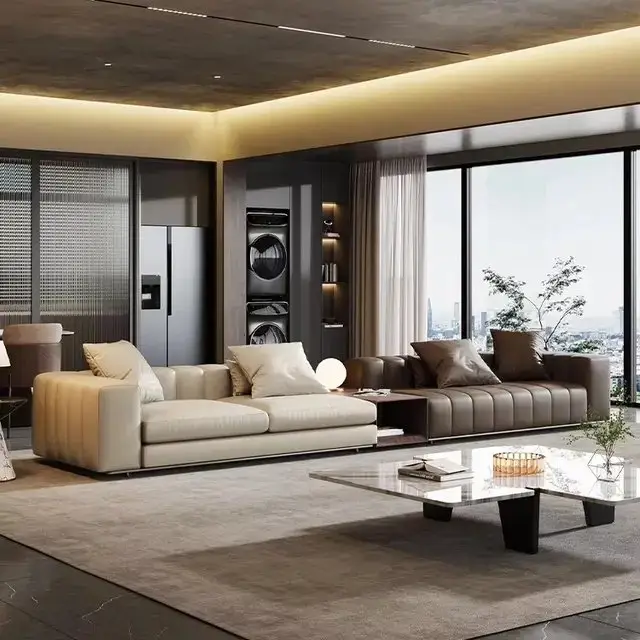 Dark Oxygen L shape Sectional Sofa - Image 5