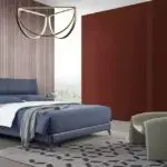 Wokhardst Contemporary Minimalist style leatherette Upholstered King Size Bed - Image 2