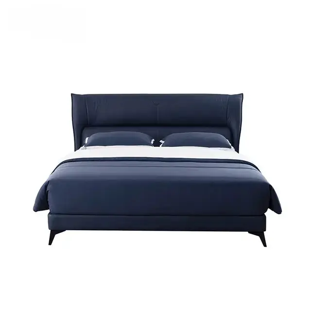 Wokhardst Contemporary Minimalist style leatherette Upholstered King Size Bed - Image 6