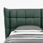 Alexa Grem Contemporary Minimalist style leatherette Upholstered King Size Bed - Image 4