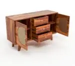 RattanShees Contemporary Bar and Cabinet Unit - Image 3