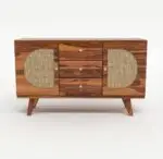 RattanShees Contemporary Bar and Cabinet Unit - Image 6