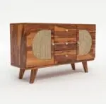 RattanShees Contemporary Bar and Cabinet Unit - Image 5