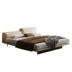 Wellington Luxe King Size Bed: Contemporary Elegance Meets Minimalist Design - Image 3